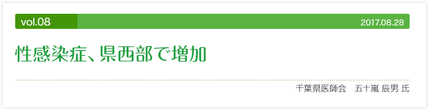 vol.08 性感染症、県西部で増加