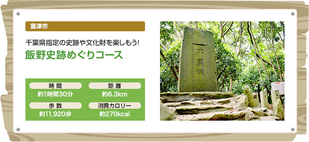 千葉県指定の史跡や文化財を楽しもう！ 飯野史跡めぐりコース